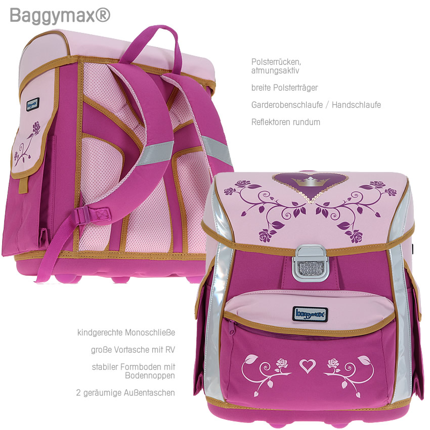 6 Teile BAGGYMAX by HAMA Schulranzen Set Ranzen Scultasche Tornister ...